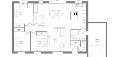 Terrain et maison à Châteauroux en Indre (36) de 90 m² à vendre au prix de 232640€ - 4