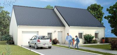 Terrain et maison à La Chapelle-Saint-Ursin en Cher (18) de 98 m² à vendre au prix de 243250€ - 1