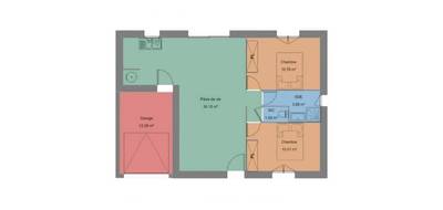 Terrain et maison à Bouguenais en Loire-Atlantique (44) de 59 m² à vendre au prix de 209790€ - 4