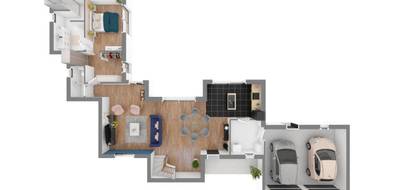 Terrain et maison à Saint-Pavace en Sarthe (72) de 124 m² à vendre au prix de 373870€ - 4