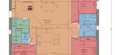 Terrain et maison à Saint-Maixent-sur-Vie en Vendée (85) de 100 m² à vendre au prix de 342000€ - 2