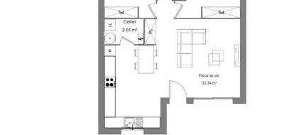 Terrain et maison à Thézan-lès-Béziers en Hérault (34) de 60 m² à vendre au prix de 216000€ - 3