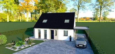 Terrain et maison à Saint-Folquin en Pas-de-Calais (62) de 120 m² à vendre au prix de 195000€ - 1