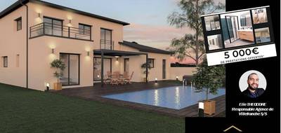 Terrain et maison à Misérieux en Ain (01) de 126 m² à vendre au prix de 422000€ - 1