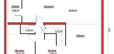 Terrain et maison à Presles en Val-d'Oise (95) de 130 m² à vendre au prix de 464000€ - 4