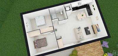Terrain et maison à Martigues en Bouches-du-Rhône (13) de 59 m² à vendre au prix de 273890€ - 3