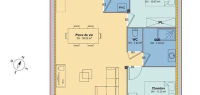 Terrain et maison à Saint-Martin-des-Champs en Finistère (29) de 60 m² à vendre au prix de 157750€ - 4