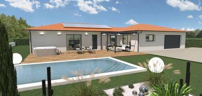 Terrain et maison à Saint-Julien-sur-Reyssouze en Ain (01) de 135 m² à vendre au prix de 386000€ - 1