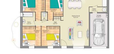 Terrain et maison à Changé en Sarthe (72) de 93 m² à vendre au prix de 289000€ - 3
