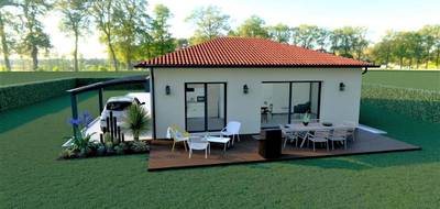 Terrain et maison à Attignat en Ain (01) de 109 m² à vendre au prix de 285000€ - 1