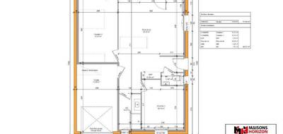 Terrain et maison à Pommérieux en Moselle (57) de 60 m² à vendre au prix de 259999€ - 3