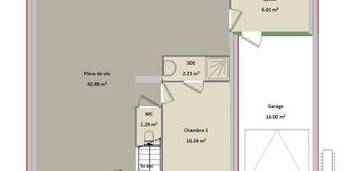 Terrain et maison à Saulx-les-Chartreux en Essonne (91) de 117 m² à vendre au prix de 498544€ - 4