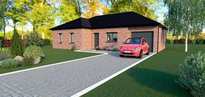 Terrain et maison à Sains-en-Gohelle en Pas-de-Calais (62) de 83 m² à vendre au prix de 240000€ - 1