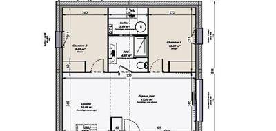 Terrain et maison à Changé en Mayenne (53) de 50 m² à vendre au prix de 169200€ - 3