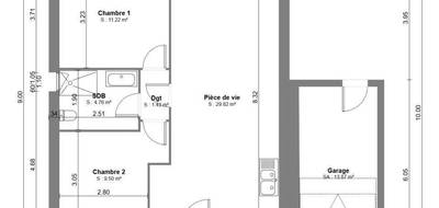 Terrain et maison à Marcorignan en Aude (11) de 50 m² à vendre au prix de 211391€ - 3