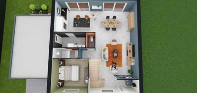 Terrain et maison à Lapugnoy en Pas-de-Calais (62) de 102 m² à vendre au prix de 190700€ - 2