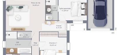 Terrain et maison à Le Thuit en Eure (27) de 106 m² à vendre au prix de 295314€ - 4