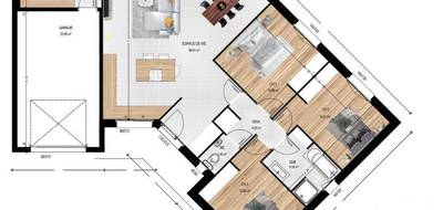 Terrain et maison à Les Hauts-d'Anjou en Maine-et-Loire (49) de 103 m² à vendre au prix de 337800€ - 4