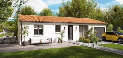 Terrain et maison à Saint-Martin-la-Pallu en Vienne (86) de 79 m² à vendre au prix de 151573€ - 1