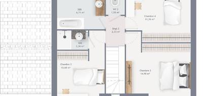 Terrain et maison à Carvin en Pas-de-Calais (62) de 100 m² à vendre au prix de 269000€ - 4