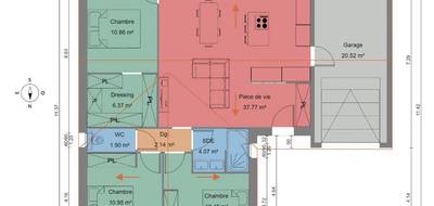 Terrain et maison à Thorigny en Vendée (85) de 85 m² à vendre au prix de 204399€ - 3