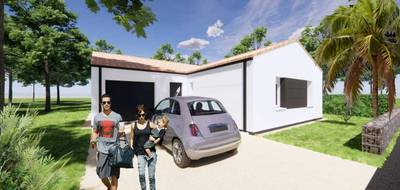 Terrain et maison à Saint-Gilles-Croix-de-Vie en Vendée (85) de 75 m² à vendre au prix de 289900€ - 2