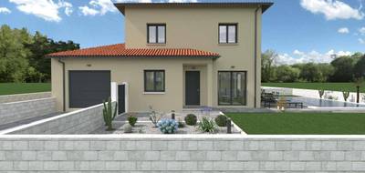 Terrain et maison à Villars-les-Dombes en Ain (01) de 112 m² à vendre au prix de 373344€ - 1