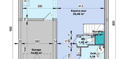 Terrain et maison à Lagny-sur-Marne en Seine-et-Marne (77) de 83 m² à vendre au prix de 377000€ - 4
