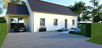 Terrain et maison à Parçay-Meslay en Indre-et-Loire (37) de 84 m² à vendre au prix de 269640€ - 1