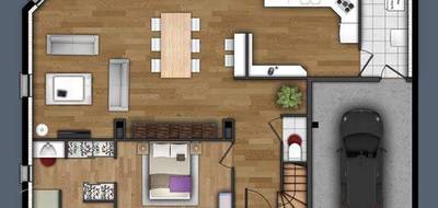 Terrain et maison à Frenelles-en-Vexin en Eure (27) de 120 m² à vendre au prix de 268900€ - 3