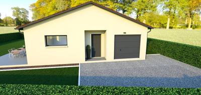 Terrain et maison à Montrevel-en-Bresse en Ain (01) de 88 m² à vendre au prix de 232000€ - 2