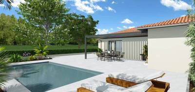 Terrain et maison à Saint-Didier-sur-Chalaronne en Ain (01) de 95 m² à vendre au prix de 256300€ - 2
