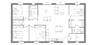 Terrain et maison à Druye en Indre-et-Loire (37) de 105 m² à vendre au prix de 280000€ - 4