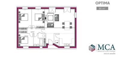 Terrain et maison à Cadillac-en-Fronsadais en Gironde (33) de 90 m² à vendre au prix de 233600€ - 2