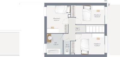 Terrain et maison à Melun en Seine-et-Marne (77) de 110 m² à vendre au prix de 387000€ - 4