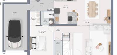Terrain et maison à Vaux-sur-Seine en Yvelines (78) de 115 m² à vendre au prix de 385000€ - 4