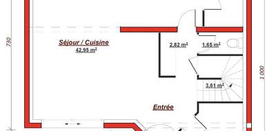 Terrain et maison à Frouville en Val-d'Oise (95) de 123 m² à vendre au prix de 457000€ - 4