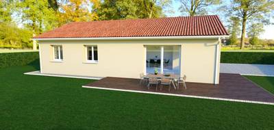 Terrain et maison à Bâgé-Dommartin en Ain (01) de 86 m² à vendre au prix de 227500€ - 1
