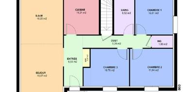 Terrain et maison à Chenières en Meurthe-et-Moselle (54) de 100 m² à vendre au prix de 339000€ - 4