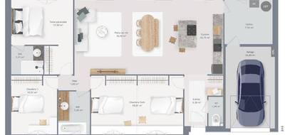 Terrain et maison à Guignecourt en Oise (60) de 110 m² à vendre au prix de 284000€ - 4