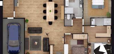 Terrain et maison à La Chaussée-d'Ivry en Eure-et-Loir (28) de 99 m² à vendre au prix de 262490€ - 4