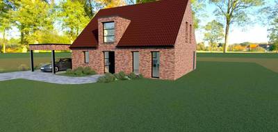 Terrain et maison à Flines-lez-Raches en Nord (59) de 100 m² à vendre au prix de 329800€ - 2