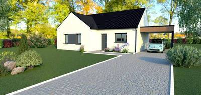 Terrain et maison à Hinges en Pas-de-Calais (62) de 83 m² à vendre au prix de 210000€ - 1