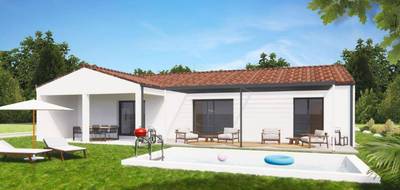 Terrain et maison à Pont-l'Abbé-d'Arnoult en Charente-Maritime (17) de 110 m² à vendre au prix de 259900€ - 1