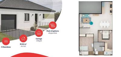 Terrain et maison à Drusenheim en Bas-Rhin (67) de 81 m² à vendre au prix de 238220€ - 4