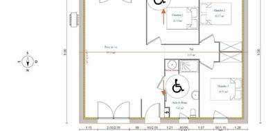Terrain et maison à Hondouville en Eure (27) de 80 m² à vendre au prix de 203149€ - 3