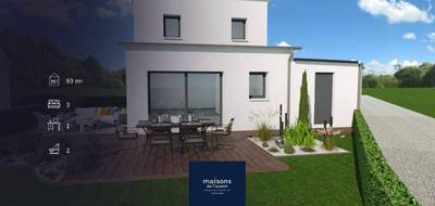 Terrain et maison à Auray en Morbihan (56) de 93 m² à vendre au prix de 369500€ - 1