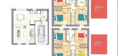 Terrain et maison à Boussy-Saint-Antoine en Essonne (91) de 89 m² à vendre au prix de 349211€ - 4