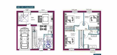 Terrain et maison à Villenave-d'Ornon en Gironde (33) de 91 m² à vendre au prix de 418000€ - 3