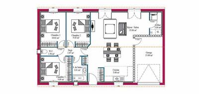 Terrain et maison à Saint-Martin-d'Oney en Landes (40) de 80 m² à vendre au prix de 209900€ - 4